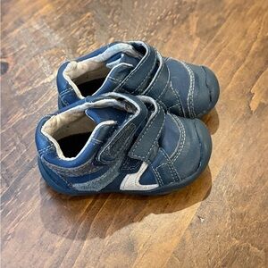 Pediped Grip 'n' Go first-walker shoes Navy Blue Baby Size 3-4